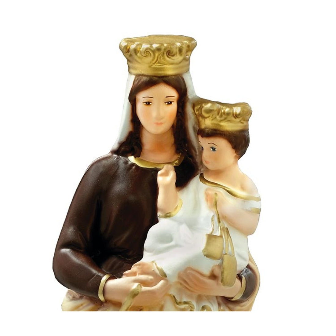 Statua Madonna  del Carmine cm 35