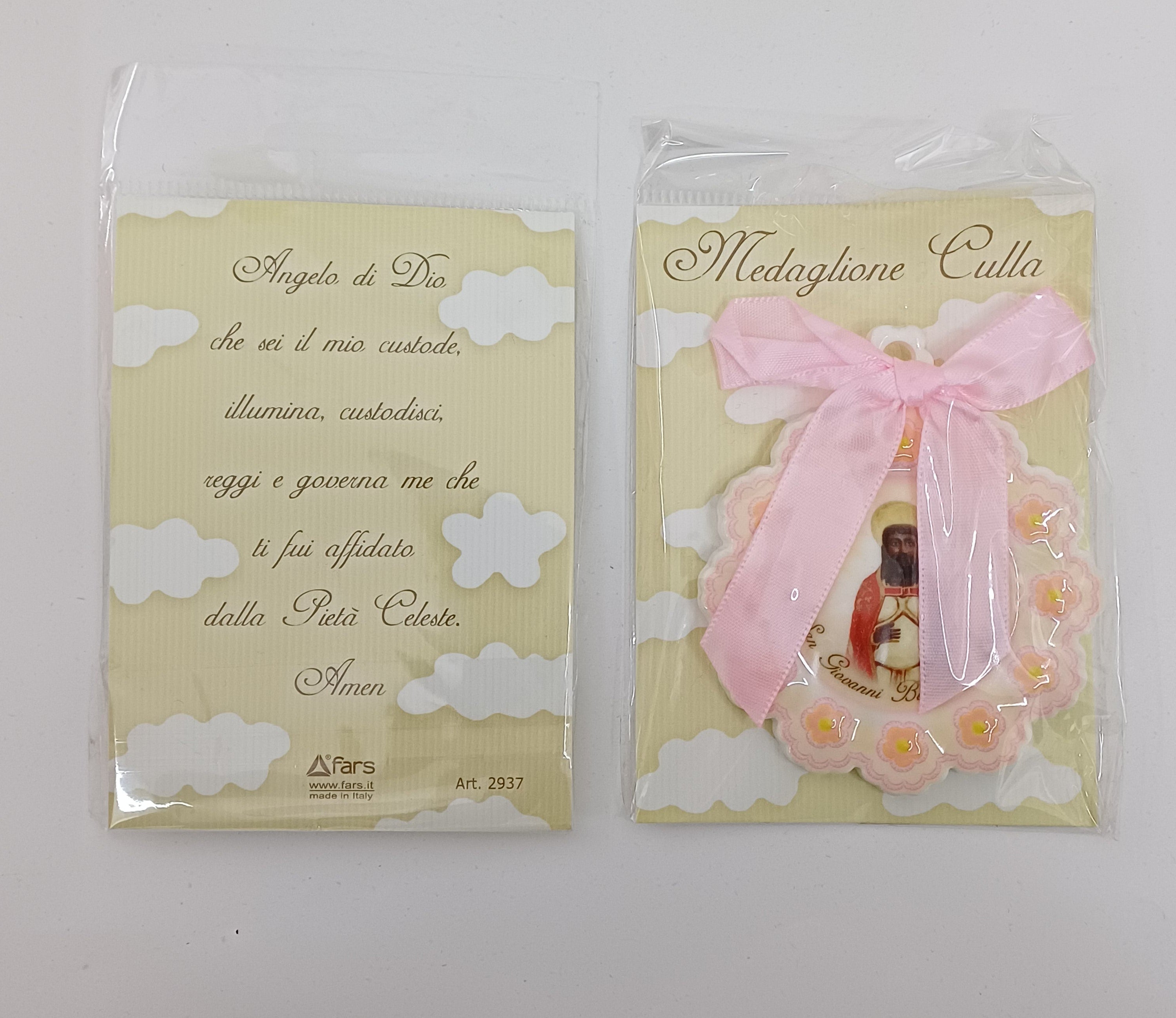Medaglione culla con San Giovanni Angri
