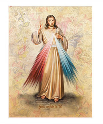 Quadro su tela Divina Misericordia cm 40