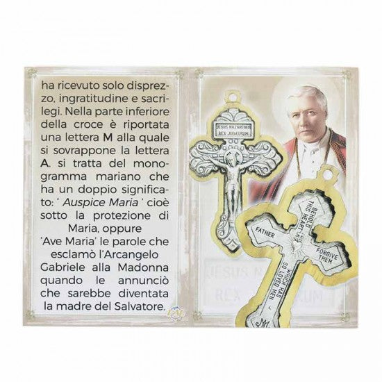 Croce del perdono da collo in legno di ulivo nazionale