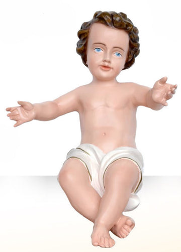 Gesù Bambino braccia aperte cm 35