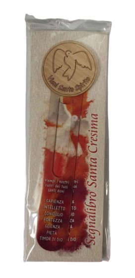 Segnalibro con simbolo Cresima in legno