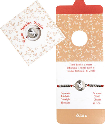 Bracciale con colomba della Cresima