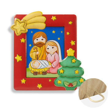 Quadretto natalizio natività bimbi