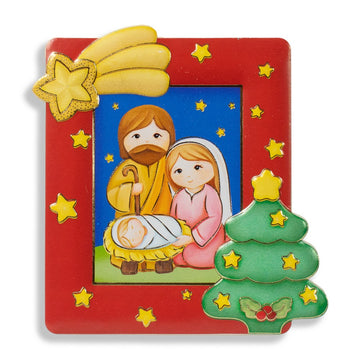 Magnete natalizio natività bimbi
