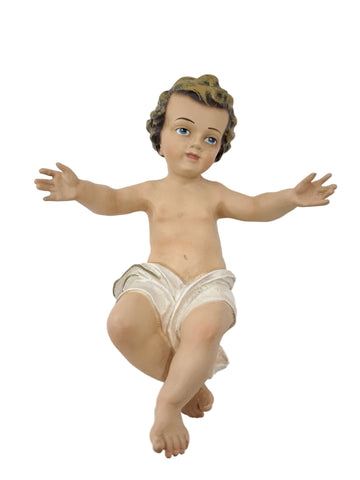 Gesù Bambino braccia aperte cm 18