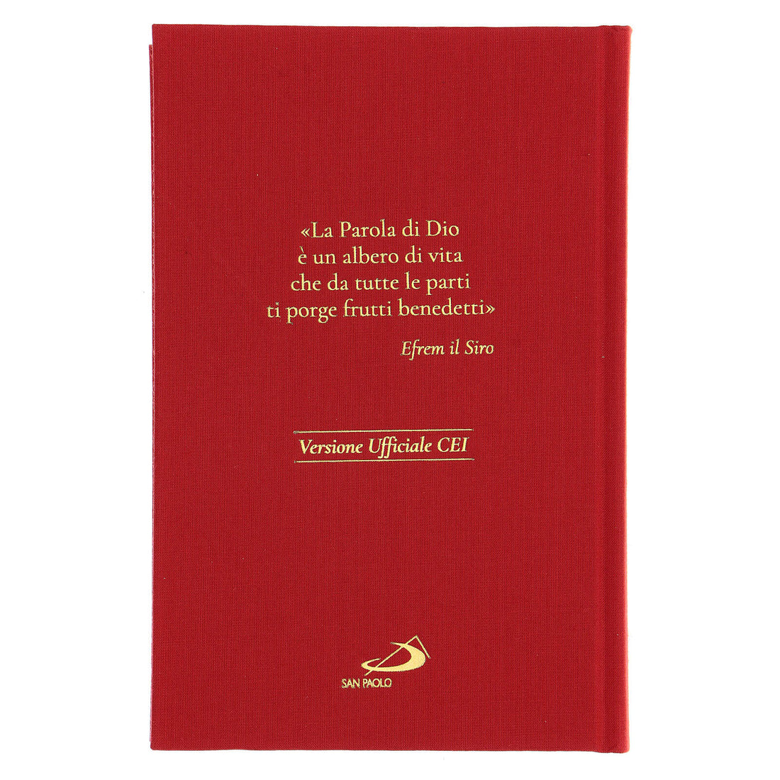 La Bibbia Scrutate le Scritture telata rossa