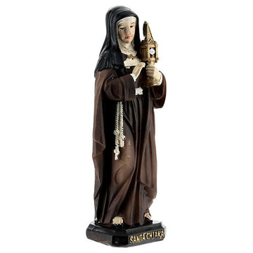 Statua Santa Chiara cm 12