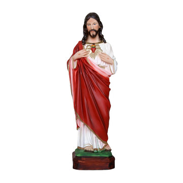 Statua Sacro cuore di Gesù cm 30