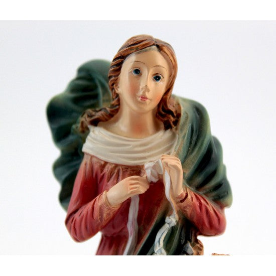 Statua Maria che scioglie i nodi cm 15