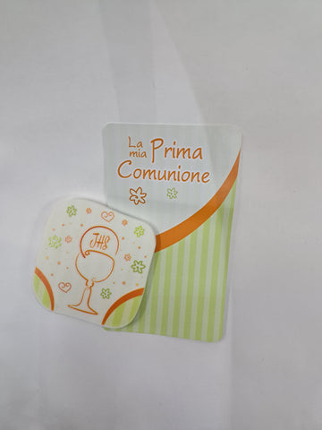 Magnete Prima Comunione con cartoncino