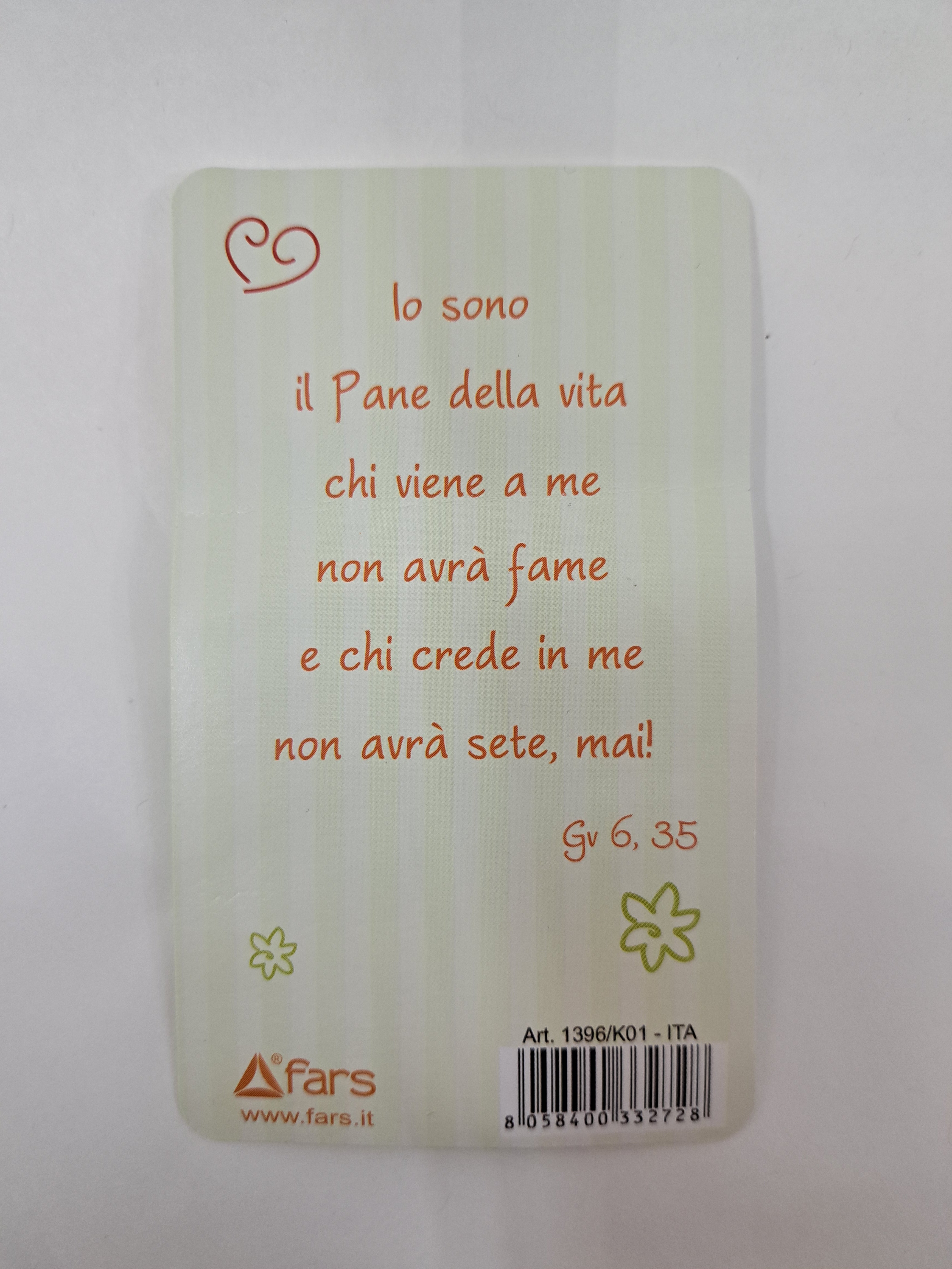 Magnete Prima Comunione con cartoncino