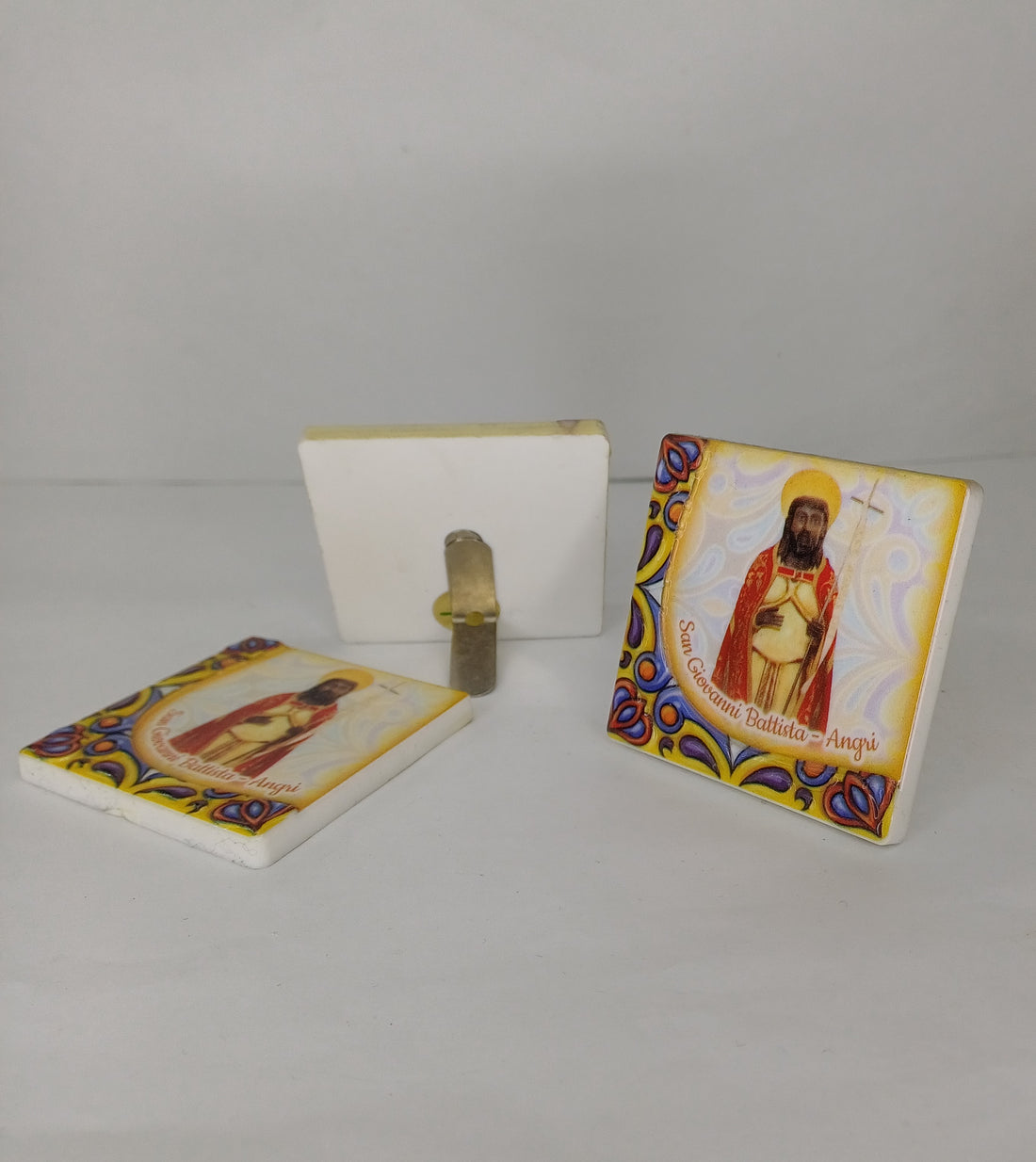 Magnete San Giovanni Angri effetto ceramica quadrato