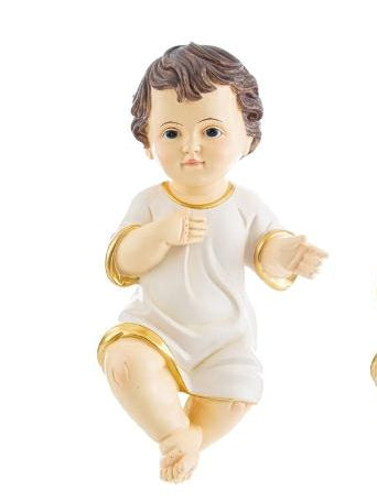 Gesù Bambino vestito 4 cm