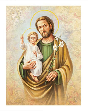 Quadro su tela San Giuseppe cm 40