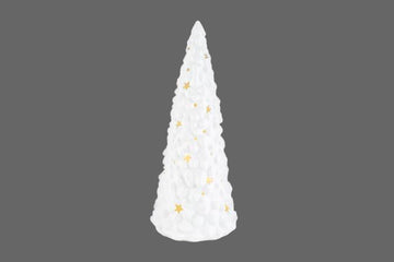 Albero porcellana con led cm 32