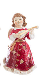 Angelo portacandela con strumenti cm 15