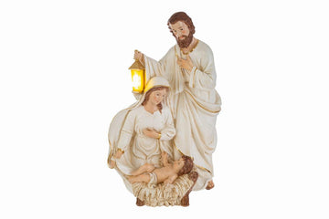 Natività resina con led cm 38