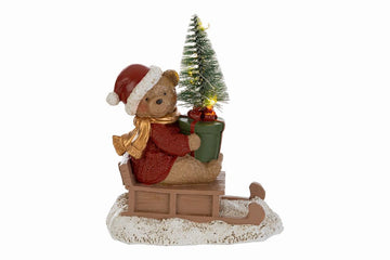 Orsetto natalizio led