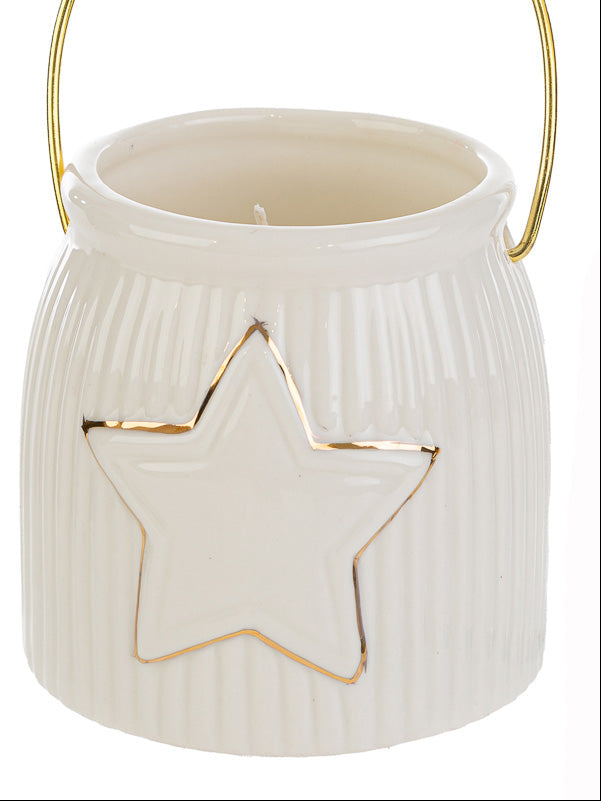 Lanterna porcellana candela  natalizia