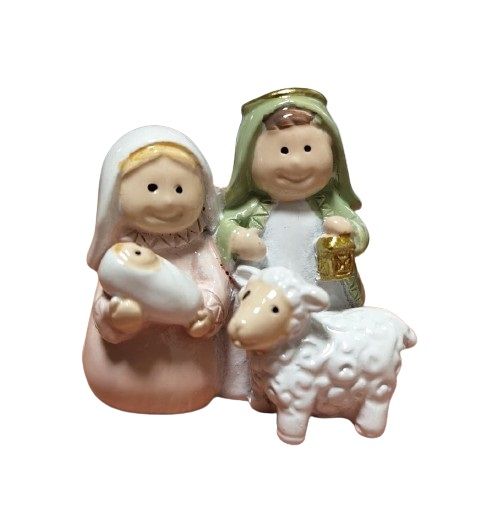 Mini Natività in resina lucida