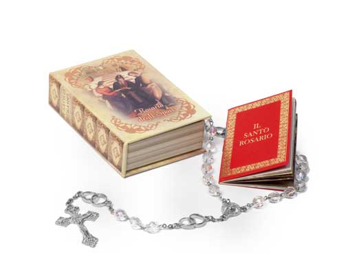 Rosario degli sposi argento