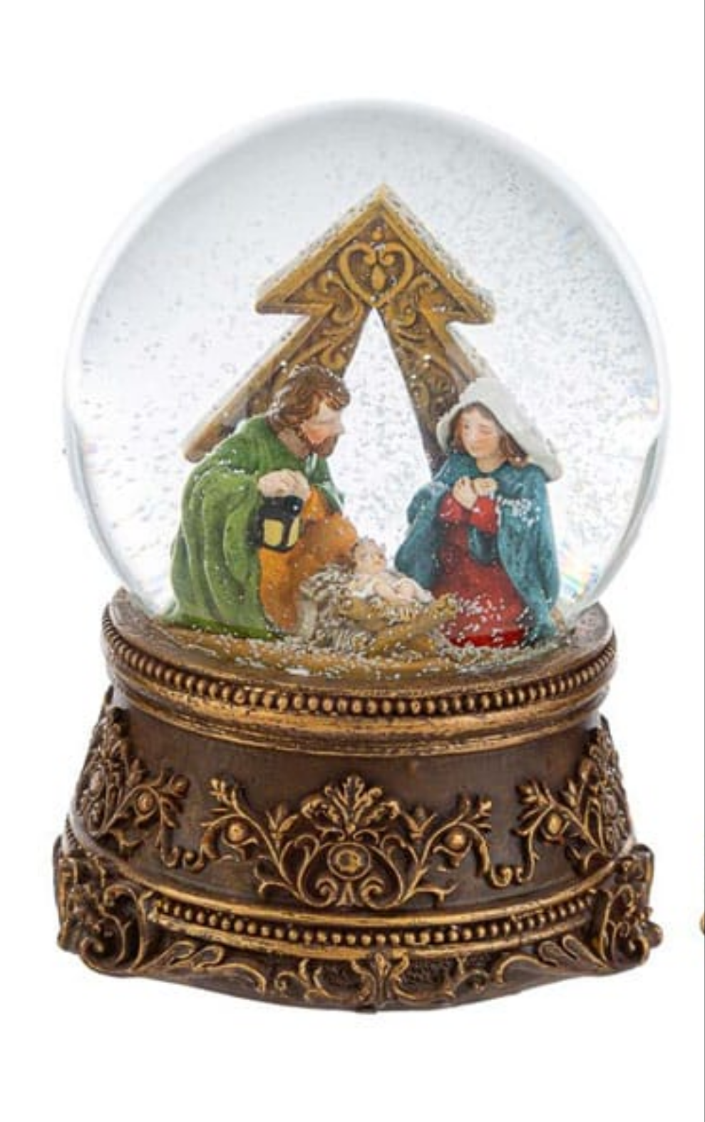 Presepe carillon cm 14 stella e albero