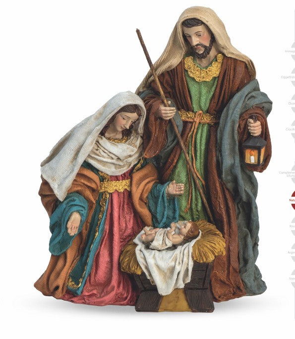 Natività resina effetto stoffa