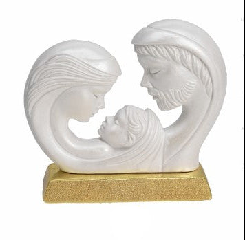 Sacra famiglia resina cm 8