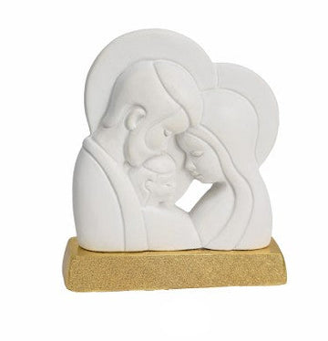 Sacra famiglia resina cm 8