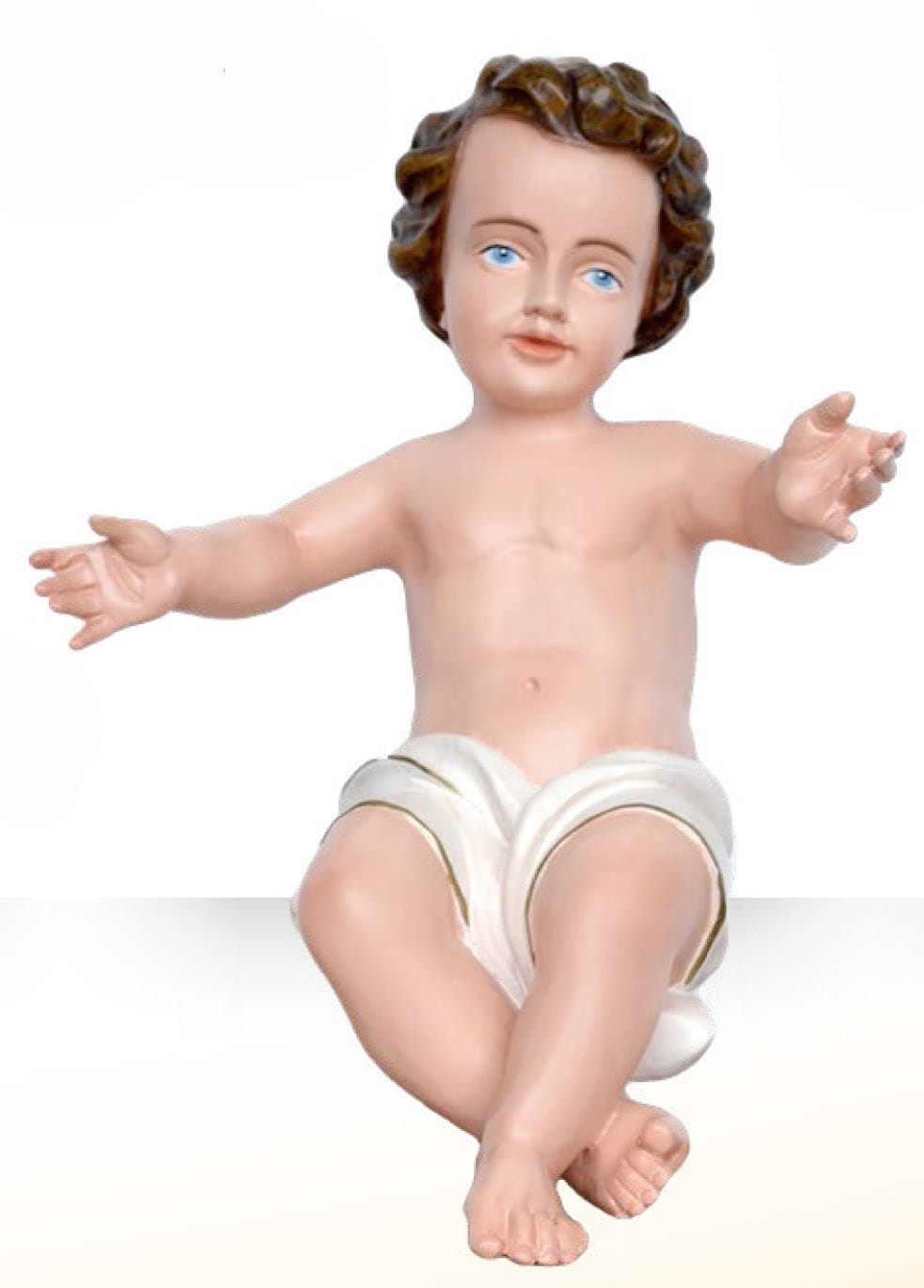 Gesù Bambino braccia aperte cm 35
