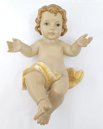 Gesù Bambino braccia aperte cm 28