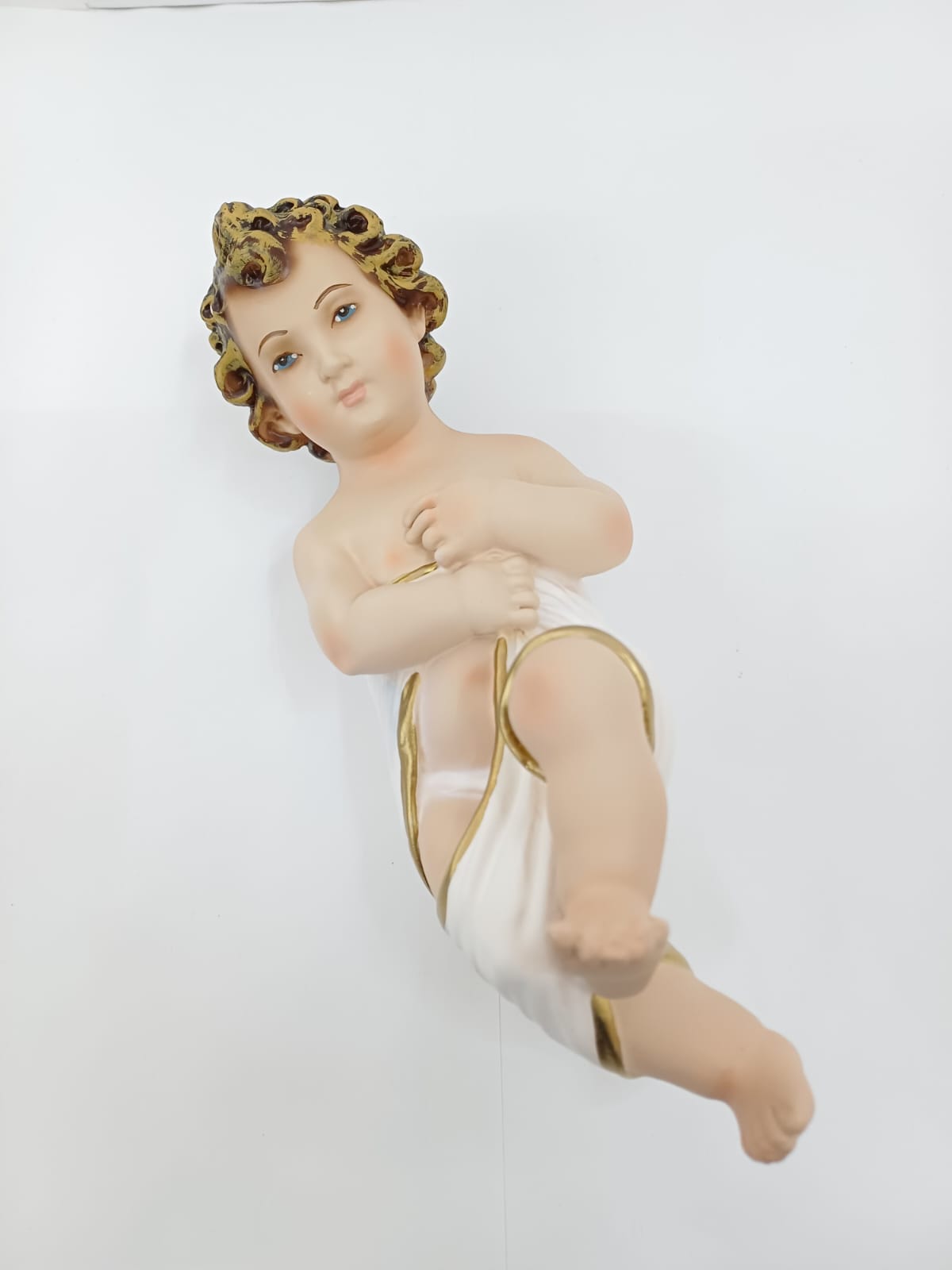Gesù Bambino in fasce cm 25