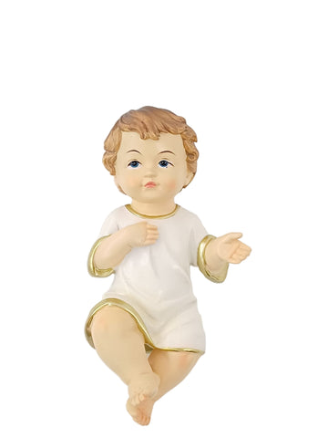 Gesù Bambino vestito cm 15