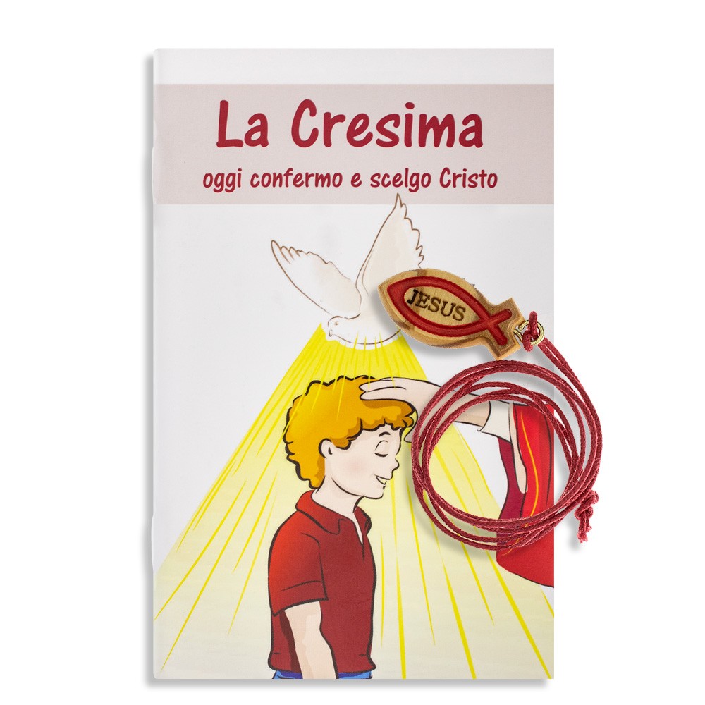 Libricino  "La Cresima" con collana