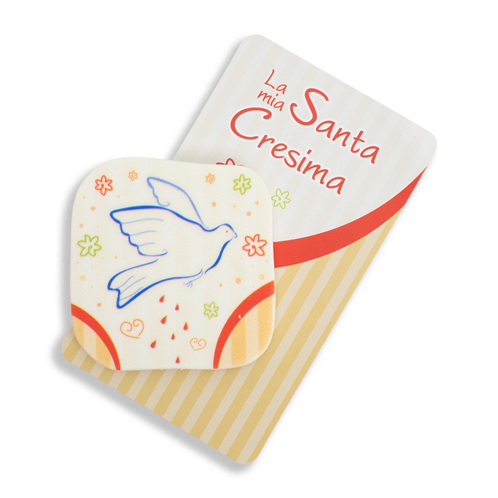 Magnete Cresima con cartoncino
