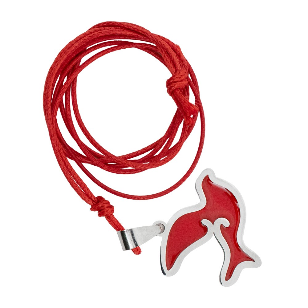 Pendente con colomba rossa della Cresima