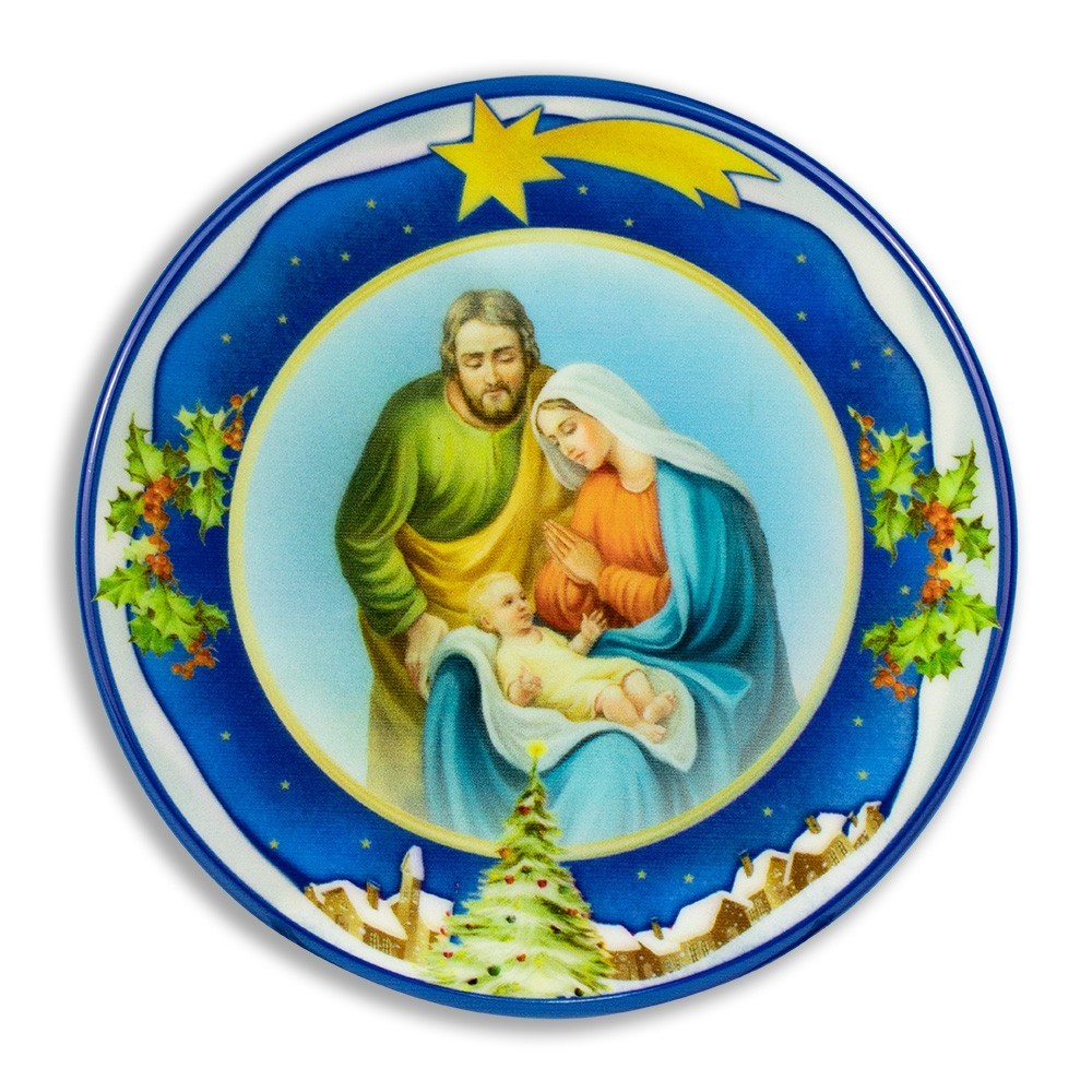 Magnete piattino natalizio