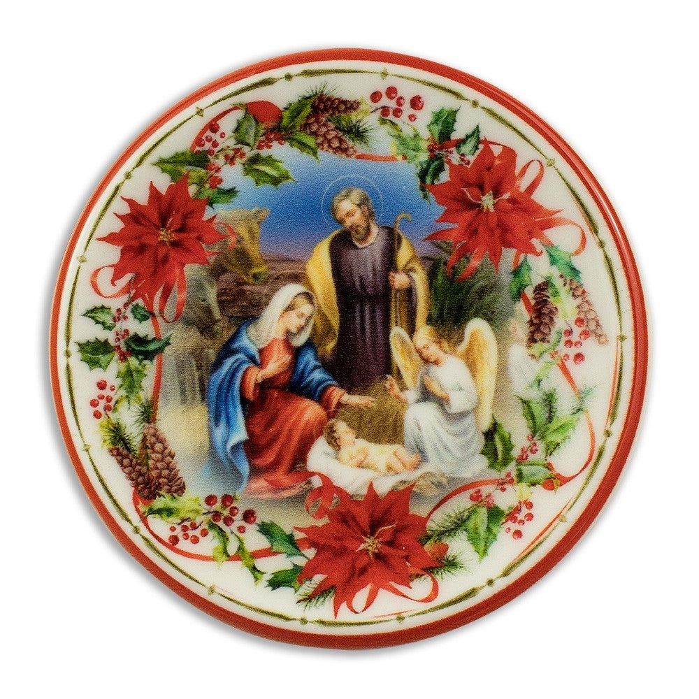 Magnete piattino natalizio