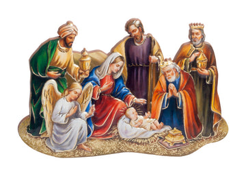 Quadretto Natività e re magi