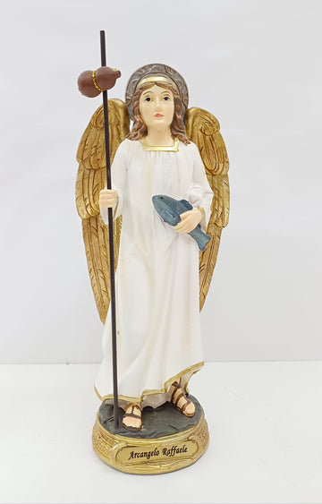 Statua Arcangelo Raffaele cm 20