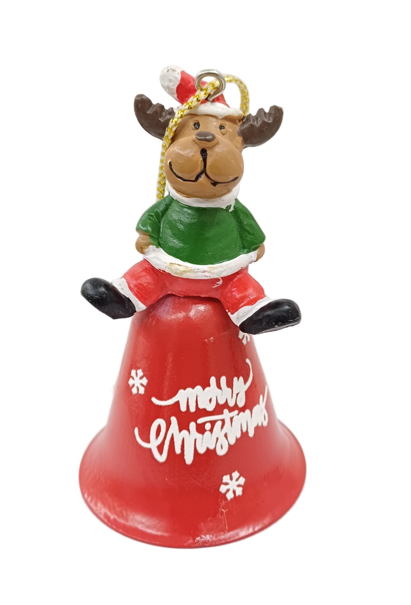 Appendino natalizio con campana cm 10,5 fare foto