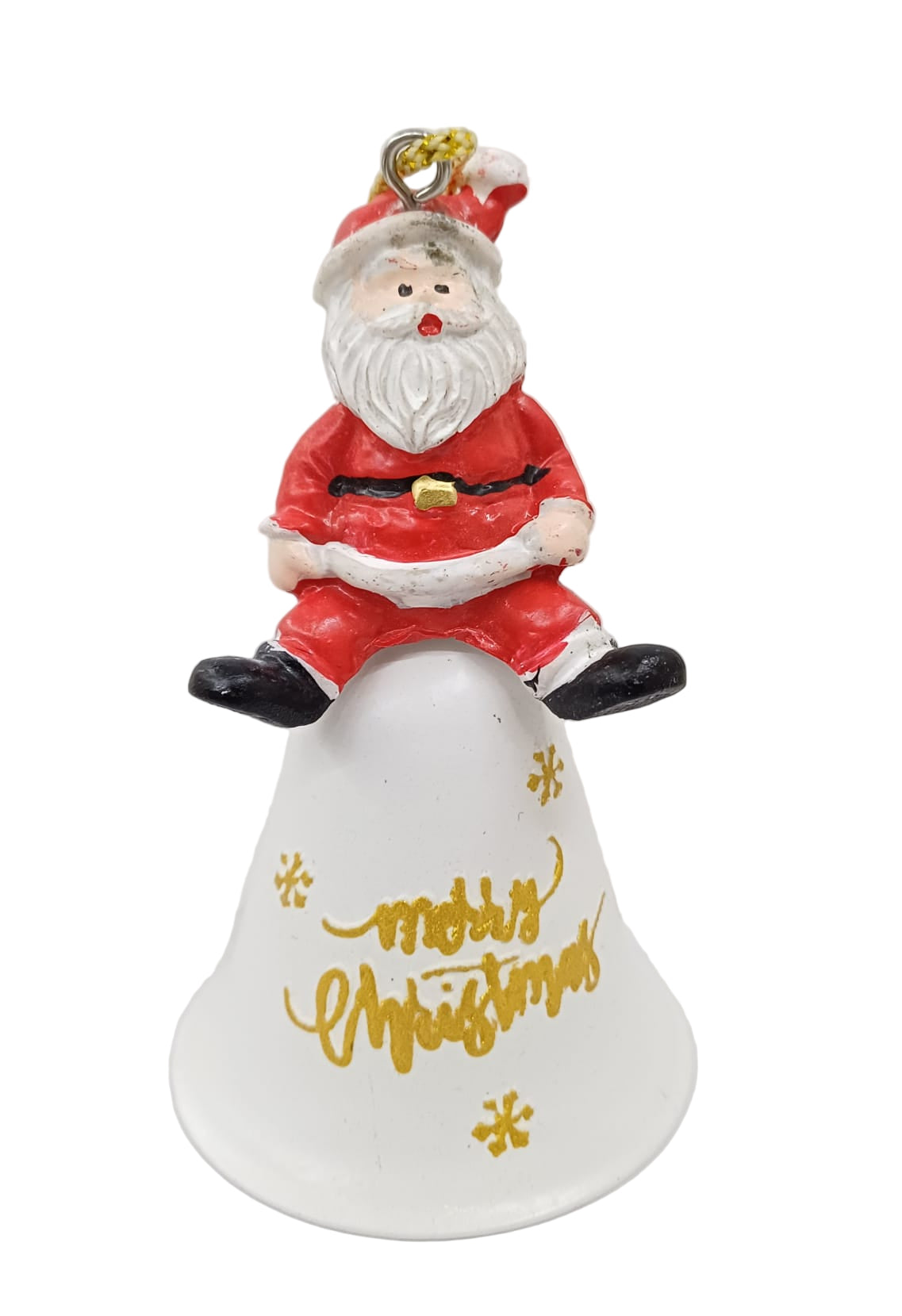 Appendino natalizio con campana cm 10,5 fare foto