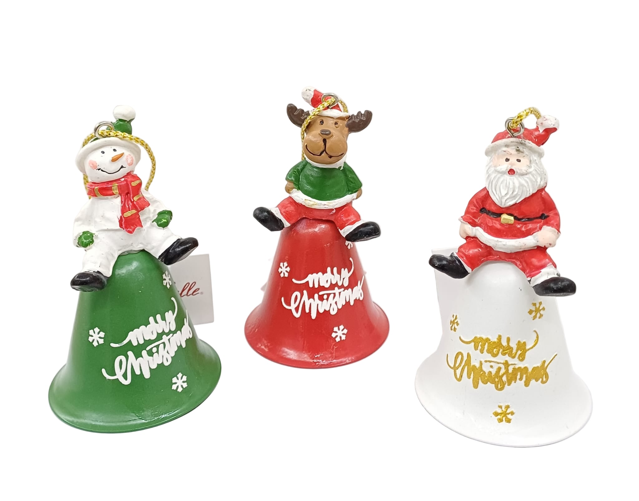 Appendino natalizio con campana cm 10,5 fare foto