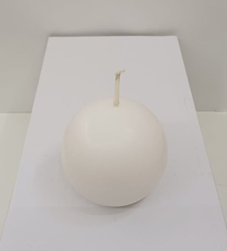candela sfera diametro cm 6