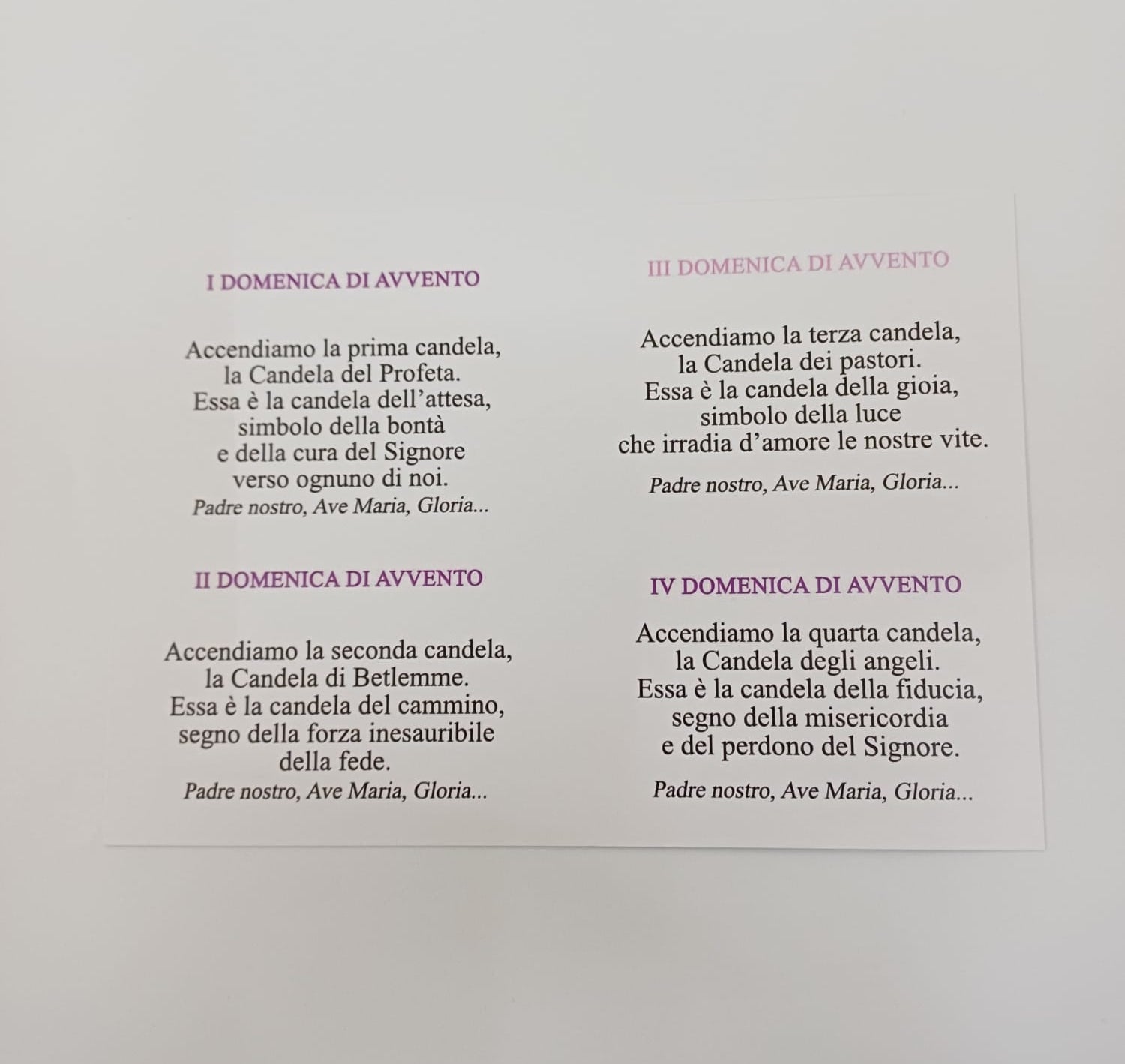 Corona Avvento tronchetto con coniche