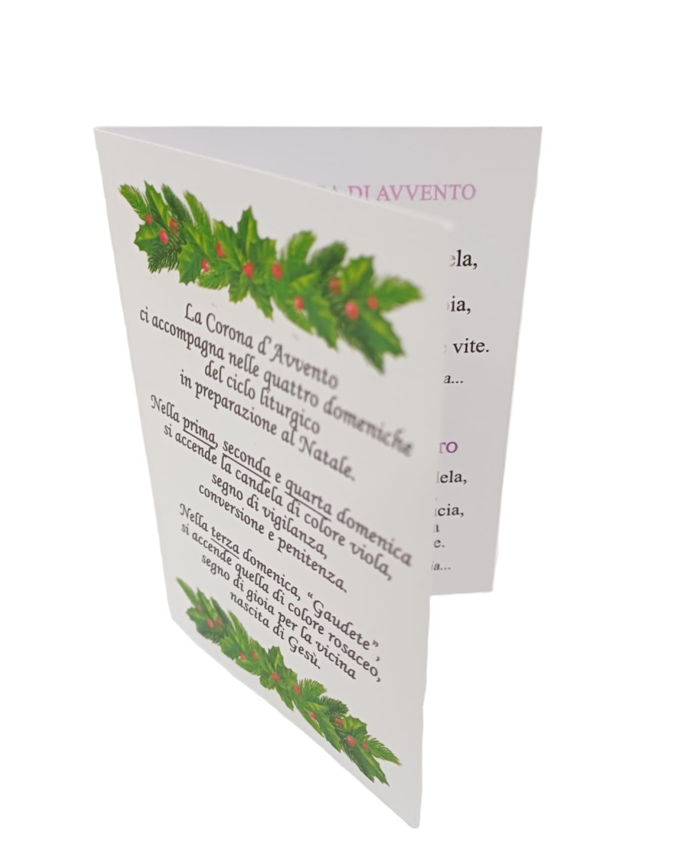 Corona Avvento albero dorato decoro rosso