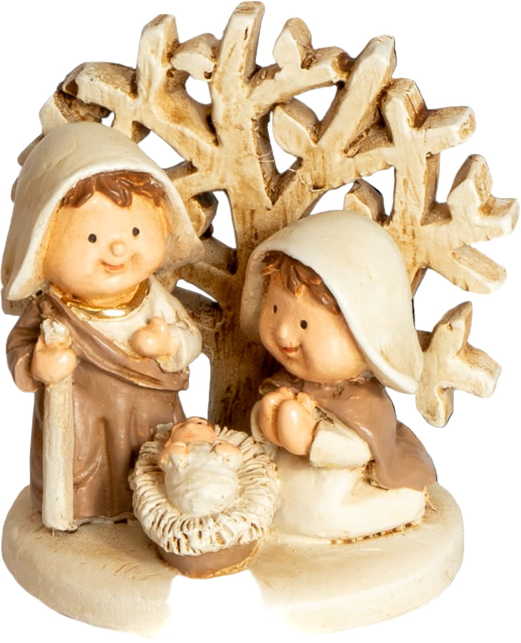 Mini Natività in resina