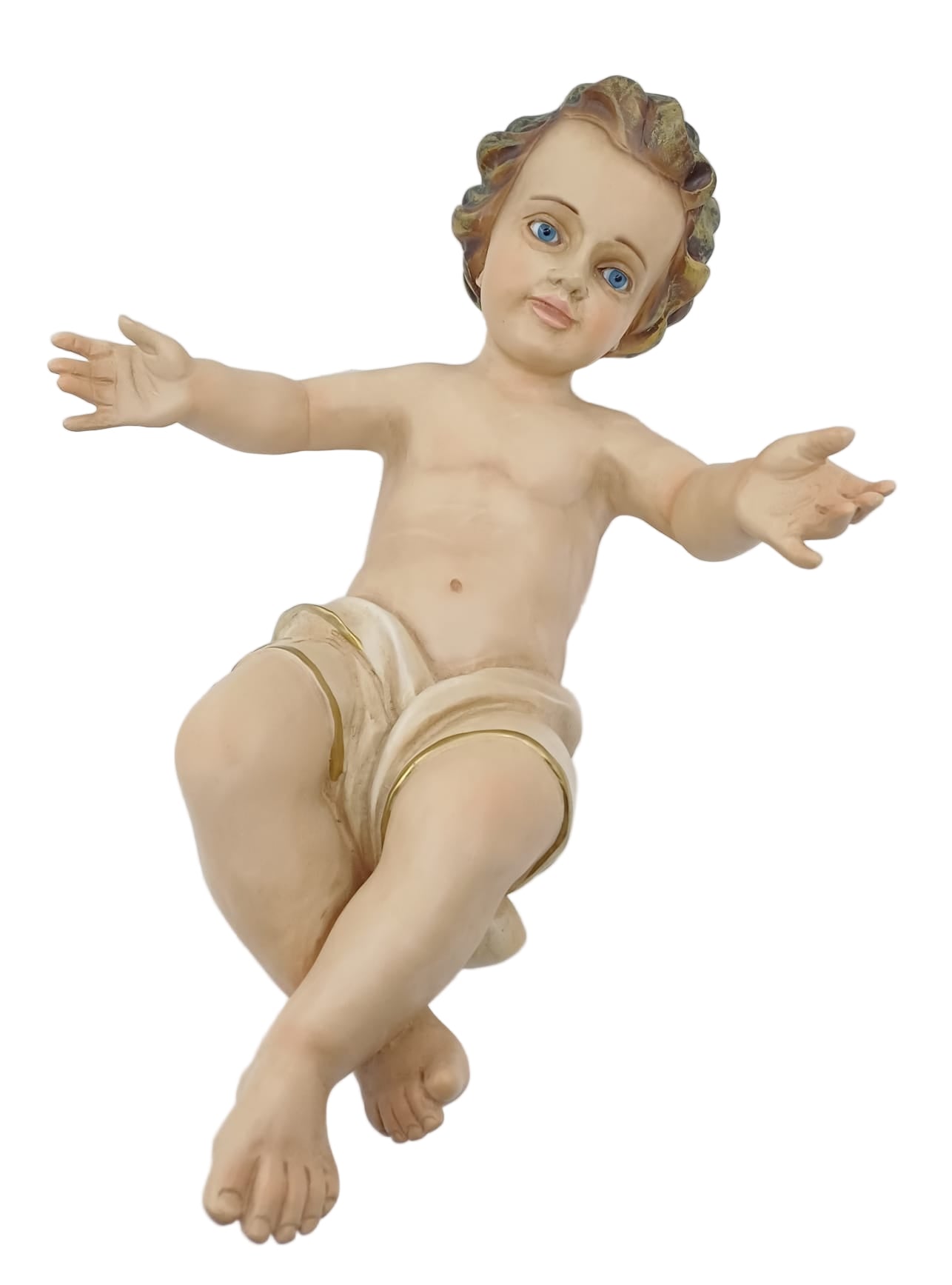 Gesù Bambino braccia aperte cm 35