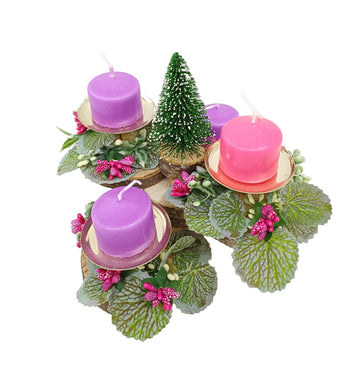 Corona Avvento due livelli